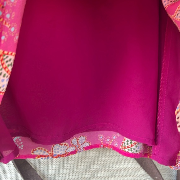 🌺 Johnny Was Pink Floral Silk Dress 🌺 - Picture 9 of 15